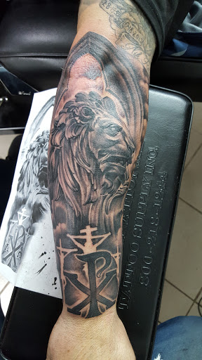 Explore mudkip tattoo idea, creative tattoo ideas in Warren, available at Dark Horse Tattoo Co. LLC.