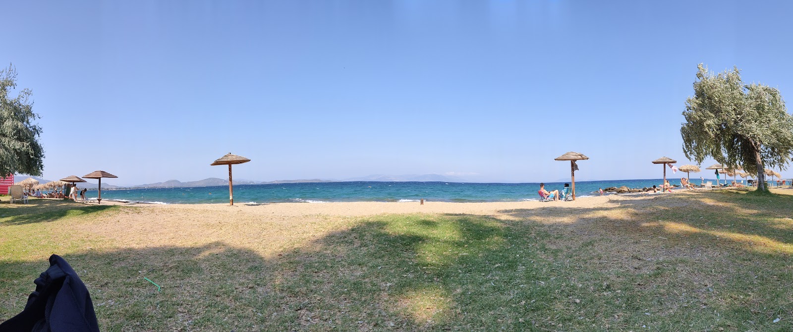 Photo of Nea Makri Beach and the settlement