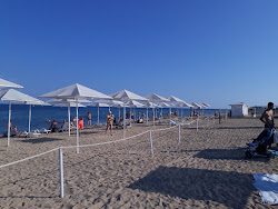 Photo de Zaozernoe beach - endroit populaire parmi les connaisseurs de la détente