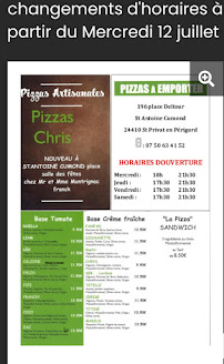 Photos du propriétaire du Pizzas à emporter PIZZAS CHRIS à St Privat en Périgord - n°5
