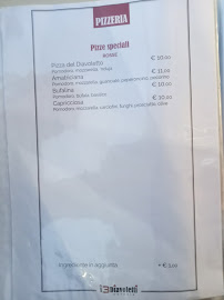 Osteria I Tre Diavoletti à Fiumicino carte