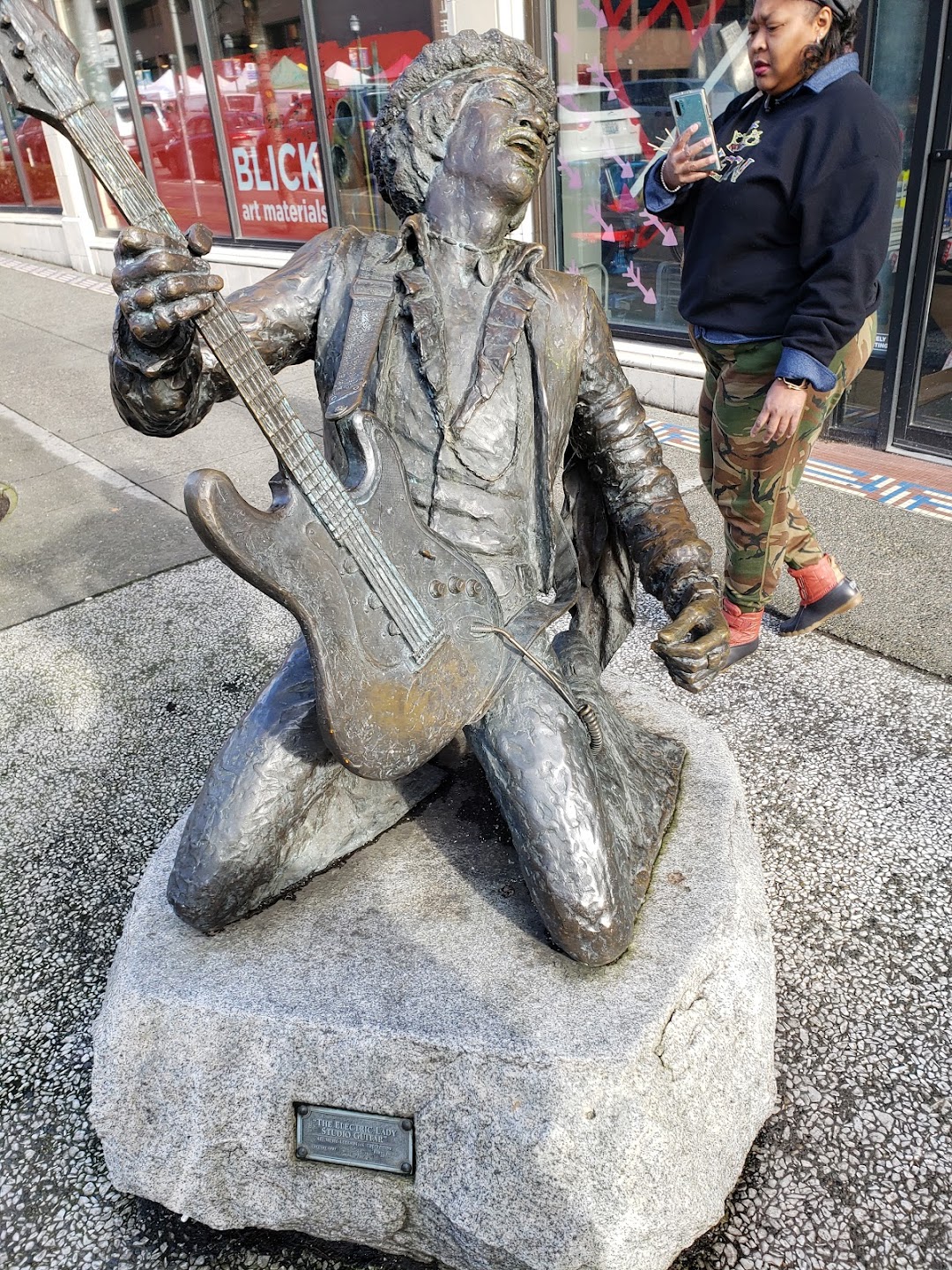 Jimi Hendrix Statue