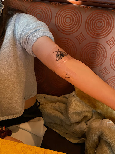 Explore golden retriever tattoo ideas, creative tattoo ideas in Towson, available at Layer 3 Collective