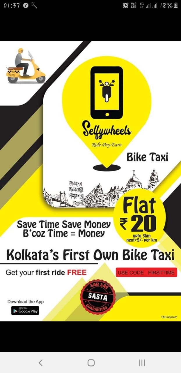 Selfywheels Bike Taxi