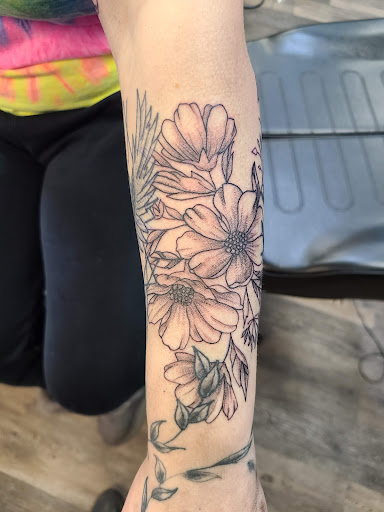 Explore simple line tattoo ideas, creative tattoo ideas in Meadville, available at Lucky Lucys Tattoo and Art Studio