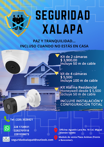 Cámaras y Alarmas Seguridad Xalapa
