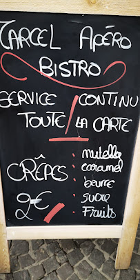 Marcel Apéro Bistro à Rouen menu