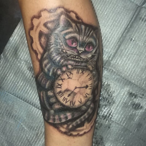 Explore state tattoo ideas, creative tattoo ideas in Richmond, available at Art Period llc Tattoos and Artwork by Leigh Odom