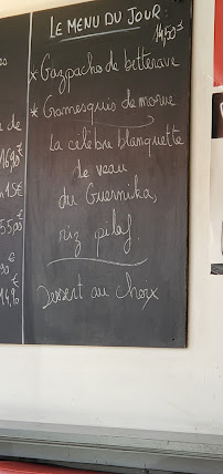 Restaurant français Bistrot le Guernika à Bayonne - menu / carte