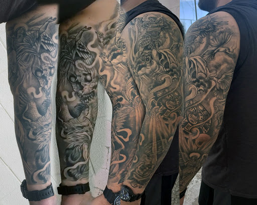 Explore easy hand tattoo ideas, creative tattoo ideas in El Paso, available at House of Pain Tattoo & Body Piercing Studios