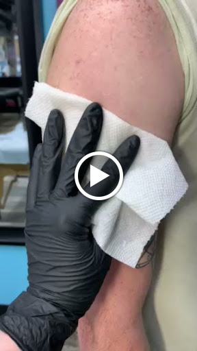 Explore stitches tattoo ideas, creative tattoo ideas in Frankfort, available at The Reef Tattoo