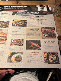 Hippopotamus Steakhouse à Toulouse menu