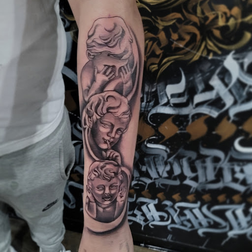 Explore fear tattoo ideas, creative tattoo ideas in Stockton, available at Tatt Me Up Studio