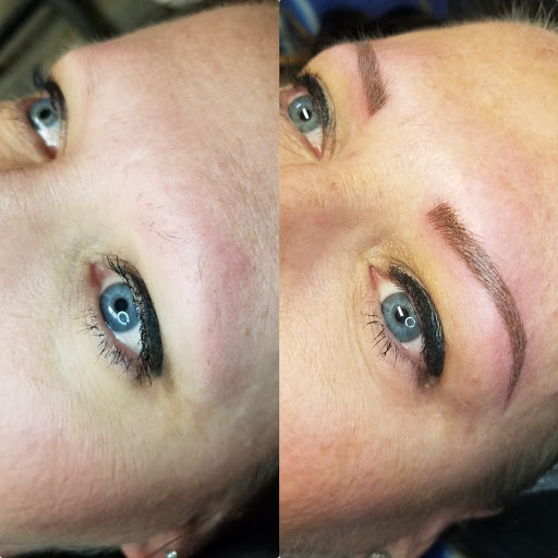 Explore mardi gras tattoo ideas, creative tattoo ideas in Peoria Heights, available at BeautiFULL Brows By Jen Microblading - Permanent Makeup Wild Honey Beauty Studio