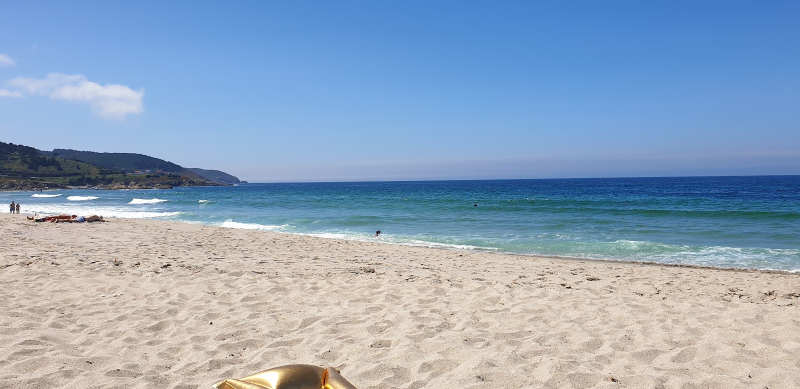 Foto van Praia de Barranan met turquoise puur water oppervlakte