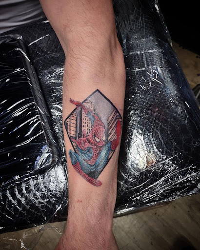 Explore black and white sleeve tattoo ideas, creative tattoo ideas in Puyallup, available at Get Right Studios