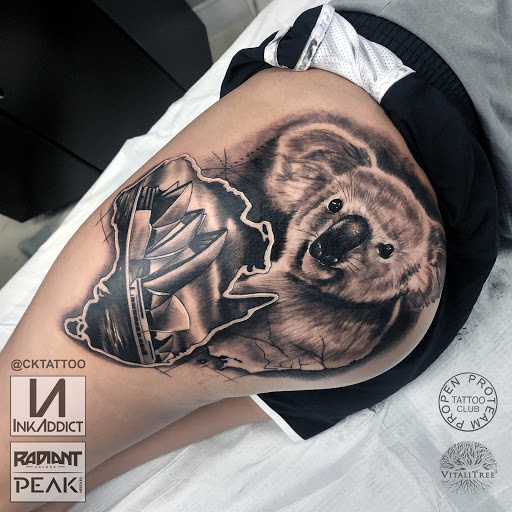 Explore redemption tattoo ideas, creative tattoo ideas in Galveston, available at Von Striga Art Parlor