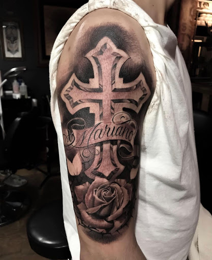 Explore zodiac tattoo ideas for men, creative tattoo ideas in Phoenix, available at In The Streets Tattoo