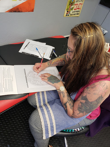 Explore cover tattoo ideas, creative tattoo ideas in Groves, available at Billet Tattoo Studio