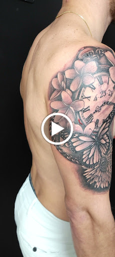 Explore jasmine tattoo ideas, creative tattoo ideas in Largo, available at Alchemy Tattoos and Body Piercings
