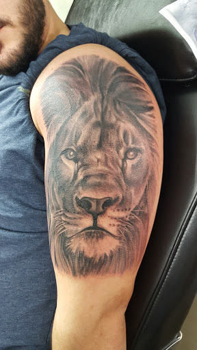 Explore mexican tattoo sleeve ideas, creative tattoo ideas in Warren, available at Dark Horse Tattoo Co. LLC.