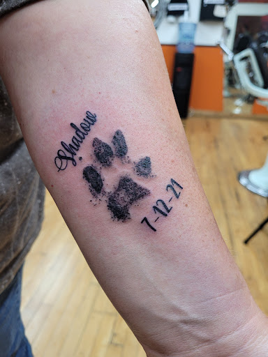 Explore dead space tattoo ideas, creative tattoo ideas in Galesburg, available at Hawks Tattoos