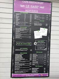 Menu du Le Sass à Sassenage