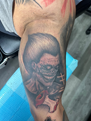 Explore simple stick and poke tattoo ideas, creative tattoo ideas in Avon Park, available at Lions Den Ink Studio at The Collective