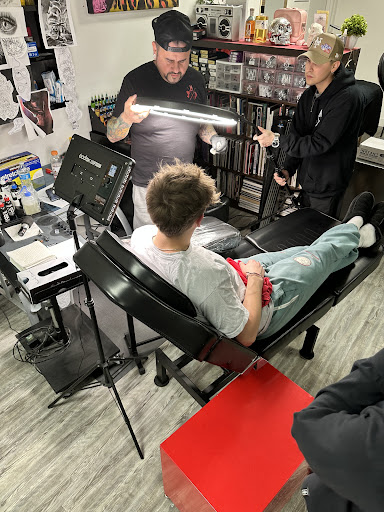 Explore ares tattoo ideas, creative tattoo ideas in Peoria, available at Top Rocker Tattoo