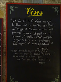 Restaurant français Le Petit Blanc à Salins-les-Bains (le menu)