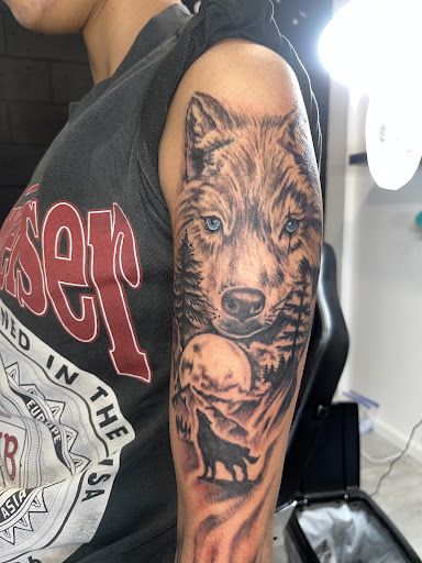 Explore johnny cash tattoo ideas, creative tattoo ideas in Mesa, available at SmokeN Ink Tattoos