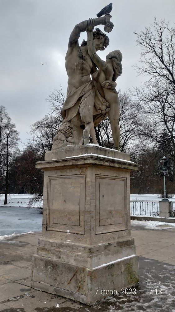 Fountain in Łazienki Park