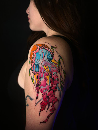 Explore ankle bracelet tattoo ideas, creative tattoo ideas in Miami, available at Miami Tattoo & Co Midtown