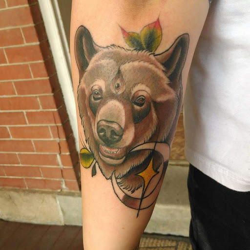 Explore solid black tattoo ideas, creative tattoo ideas in Fort Collins, available at Parabrahma Tattoo Collective