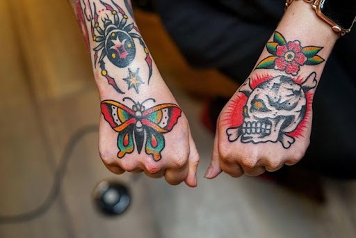 Explore ripped skin tattoo ideas, creative tattoo ideas in Springfield, available at Good Heart Tattoos