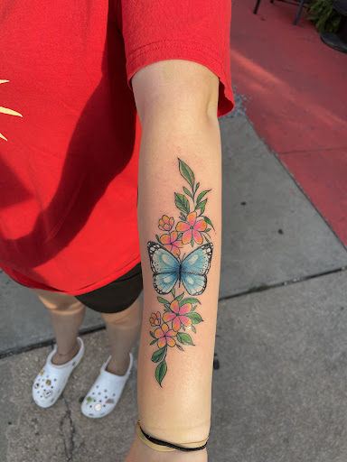 Explore full sleeve tattoo ideas female, creative tattoo ideas in Wilson, available at Randys Tattoos