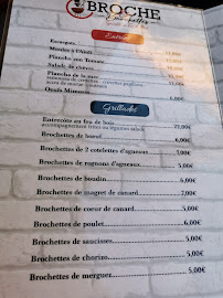 Menu / carte de broche et brochettes à Canet-en-Roussillon