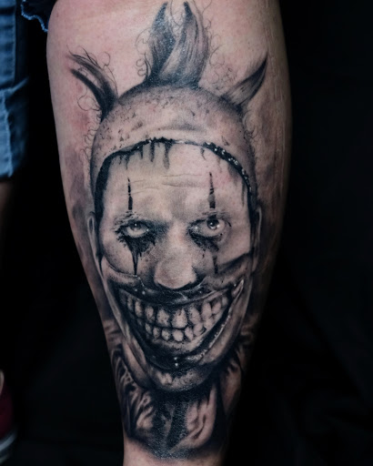 Explore dark tattoo cover up ideas, creative tattoo ideas in Riverview, available at 9-Line Tattoo