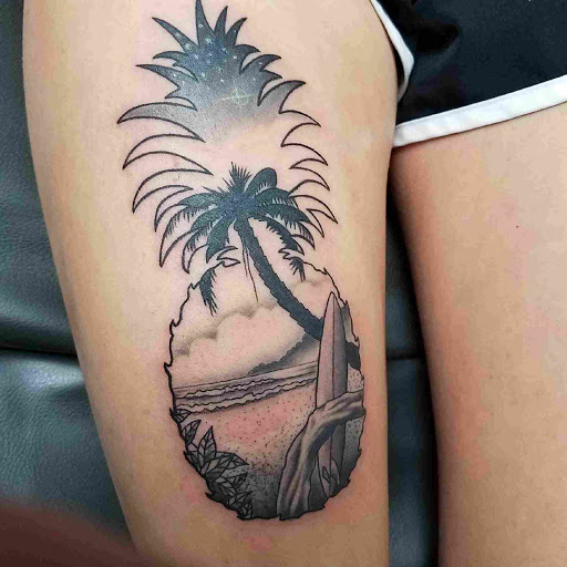 Explore digimon tattoo ideas, creative tattoo ideas in Atlanta, available at Black Cloud Tattoo and Piercing