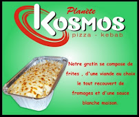 Planète Kosmos à Montpellier menu