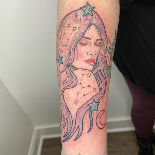 Explore name tattoos on wrist ideas, creative tattoo ideas in Lancaster, available at MermGoddess Tattoo Studio & Gallery