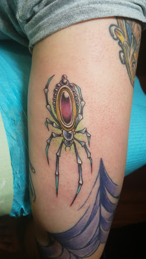 Explore cool leg tattoo ideas, creative tattoo ideas in Sandwich, available at Family Pride Tattooing and Piercing