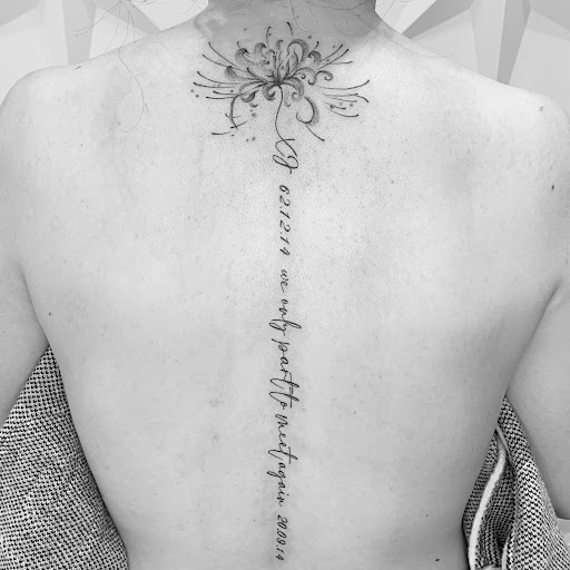 Explore small ankle tattoo ideas, creative tattoo ideas in Fairfax, available at Pinky Inky Tattoo