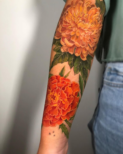 Explore urban tattoo ideas for men, creative tattoo ideas in Kissimmee, available at Fallen Sparrow Tattoo Co