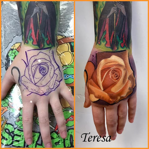 Explore mom and dad tattoos ideas, creative tattoo ideas in Sanford, available at Venom Ink Tattoo