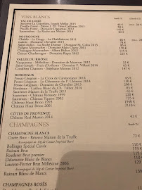 La Maison de la Truffe à Paris menu