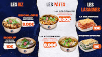 Menu / carte de chez baloo à Roubaix