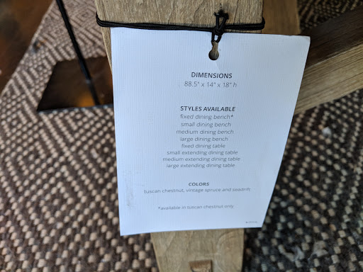 Furniture Store «Pottery Barn», reviews and photos, 1415 4th St, Santa Monica, CA 90401, USA