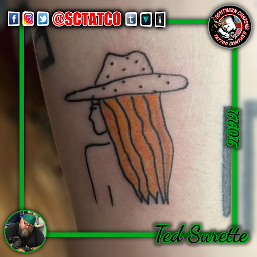 Explore dirty tattoo ideas, creative tattoo ideas in Fayetteville, available at Southern Customs Tattoo Company