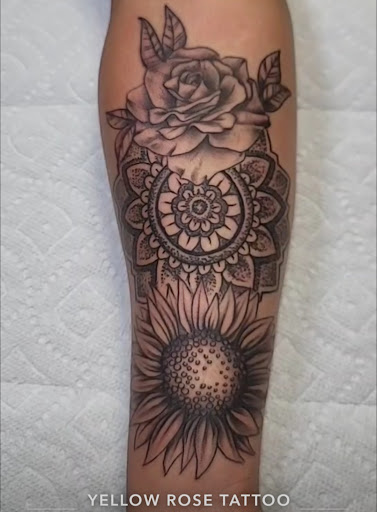 Find archangel tattoo ideas for your next unique tattoo in Lawrenceburg at Yellow Rose Tattoo